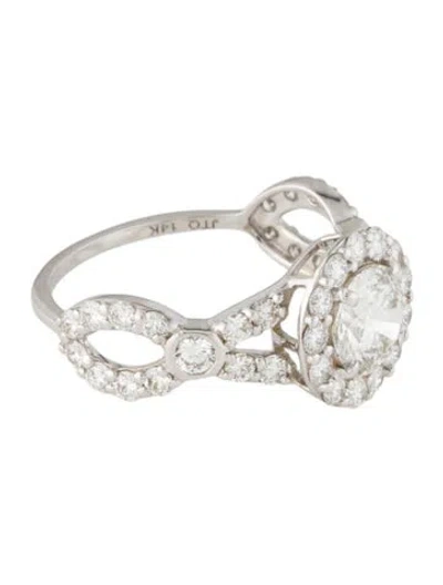 Pre-owned Ring 14k 2.13ctw Lab-grown Diamond Cocktail  In Multi