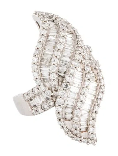 Pre-owned Ring 14k 2.15ctw Diamond Cocktail  In Multicolor