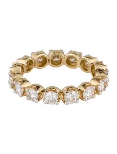 Pre-owned Ring 14k 2.15ctw Diamond Eternity Band  In Multi