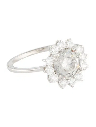 Pre-owned Ring 14k 2.16ctw Lab-grown Diamond Cocktail  In Multi