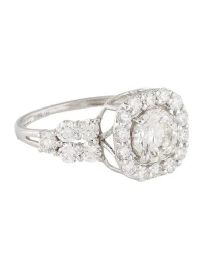 Pre-owned Ring 14k 2.16ctw Lab-grown Diamond Cocktail  In Multi