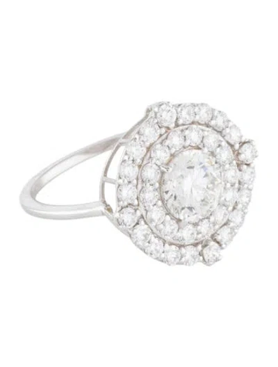 Pre-owned Ring 14k 2.20ctw Lab-grown Diamond Cocktail  In Multi
