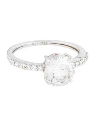 Pre-owned Ring 14k 2.22ctw Lab-grown Diamond Cocktail  In Multi