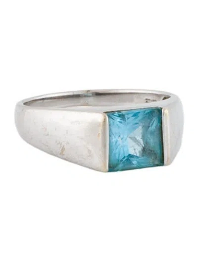 Pre-owned Ring 14k 2.23ct Topaz Cocktail  In Multi