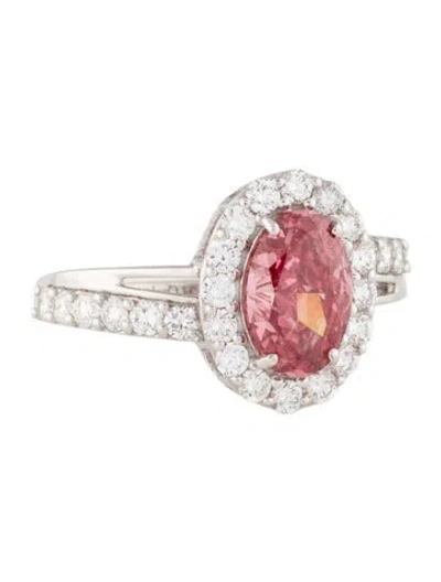 Pre-owned Ring 14k 2.27ctw Lab-grown Diamond Cocktail In Multi