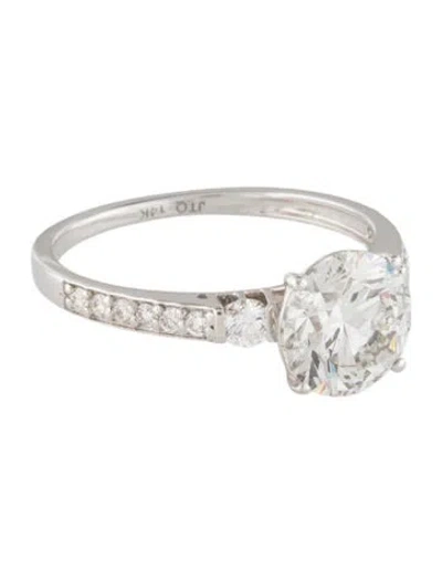 Pre-owned Ring 14k 2.28ctw Lab-grown Diamond Cocktail  In Multi