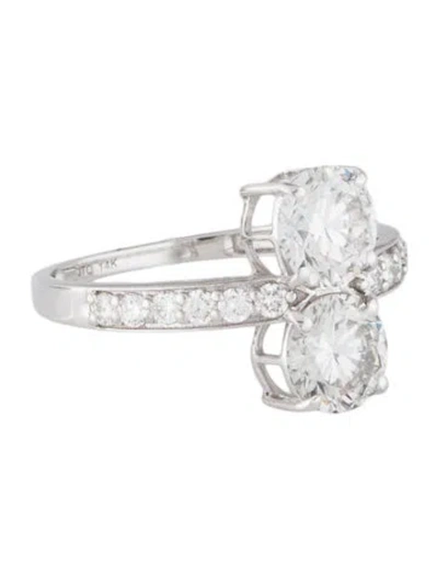 Pre-owned Ring 14k 2.31ctw Lab-grown Diamond Cocktail  In Multi
