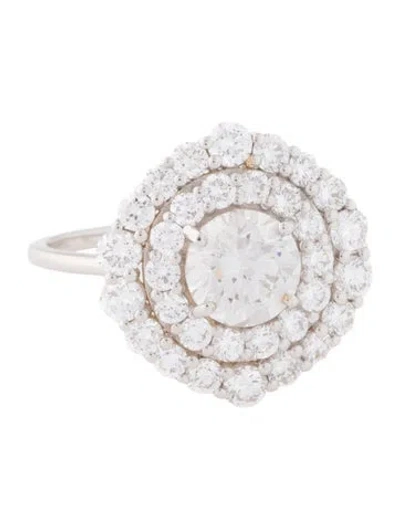 Pre-owned Ring 14k 2.34ctw Lab-grown Diamond Cocktail  In Multi
