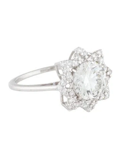 Pre-owned Ring 14k 2.37ctw Lab Grown Diamond Cocktail  In Multi