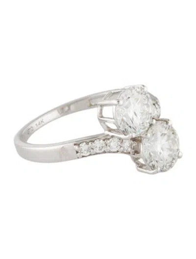 Pre-owned Ring 14k 2.38ctw Lab-grown Diamond Cocktail  In Multi