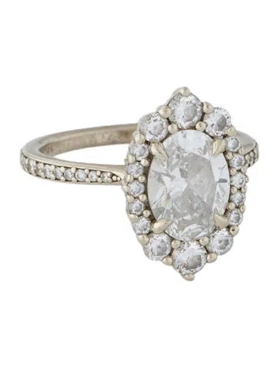 Pre-owned Ring 14k 2.40ctw Lab-grown Diamond Cocktail  In Multi