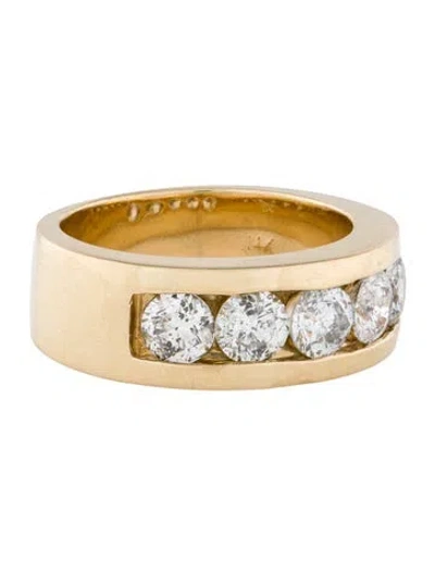 Pre-owned Ring 14k 2.46ctw Diamond Wedding Band  In Multi