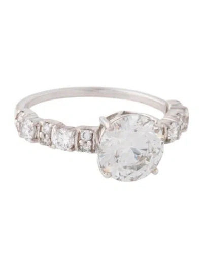 Pre-owned Ring 14k 2.47ctw Lab-grown Diamond Cocktail  In Multi