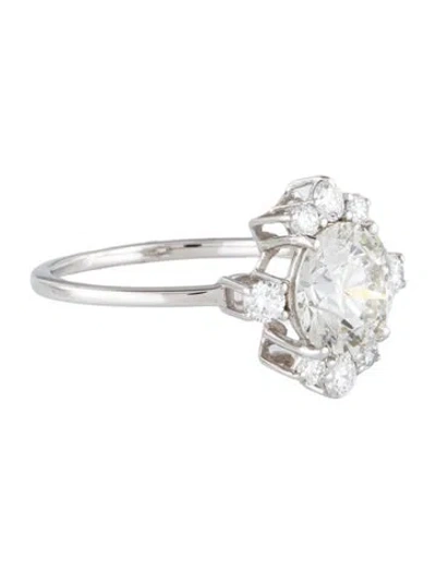Pre-owned Ring 14k 2.49ctw Lab-grown Diamond Engagement  In Multi