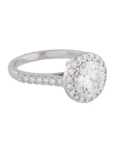 Pre-owned Ring 14k 2.50ctw Lab-grown Diamond Halo Cocktail  In Multi