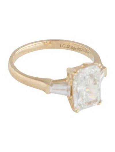 Pre-owned Ring 14k 2.52ct Lab-grown Diamond Cocktail  In Multi