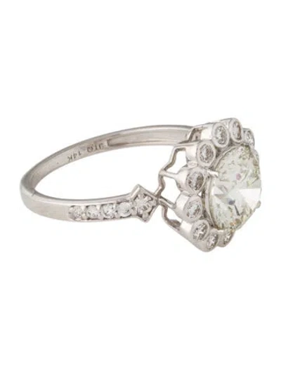 Pre-owned Ring 14k 2.54cts Lab-grown Diamond Cocktail  In Multi