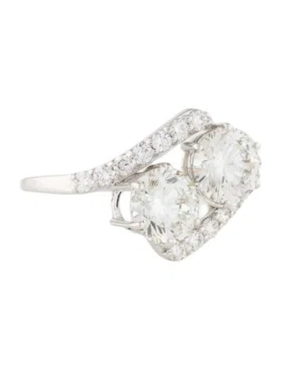 Pre-owned Ring 14k 2.56ctw Lab-grown Diamond Cocktail  In Multi