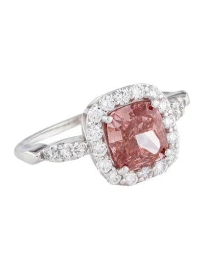Pre-owned Ring 14k 2.57ctw Lab-grown Diamond Cocktail  In Multi