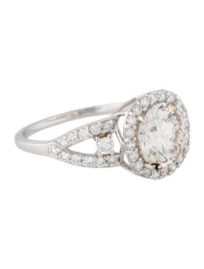 Pre-owned Ring 14k 2.57ctw Lab-grown Diamond Engagement  In Multi