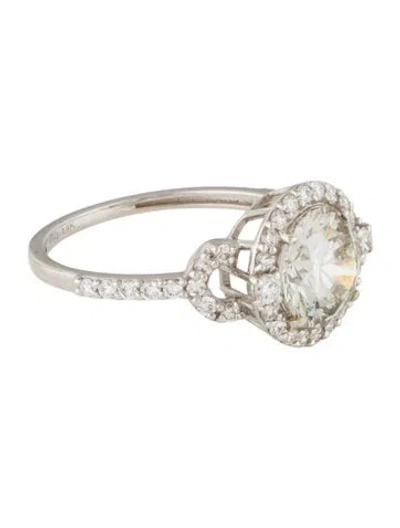 Pre-owned Ring 14k 2.58ctw Lab-grown Diamond Engagement  In Multi
