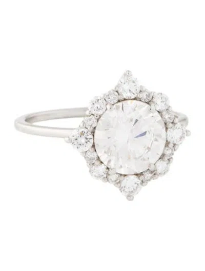 Pre-owned Ring 14k 2.59ctw Lab-grown Diamond Cocktail  In Multi
