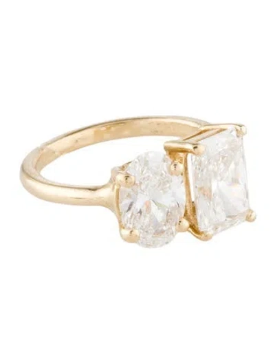 Pre-owned Ring 14k 2.61ctw Lab-grown Diamond Cocktail  In Multi