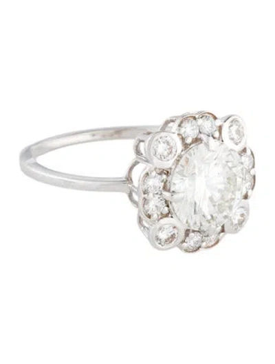 Pre-owned Ring 14k 2.62ct Lab-grown Diamond Cocktail  In Multi