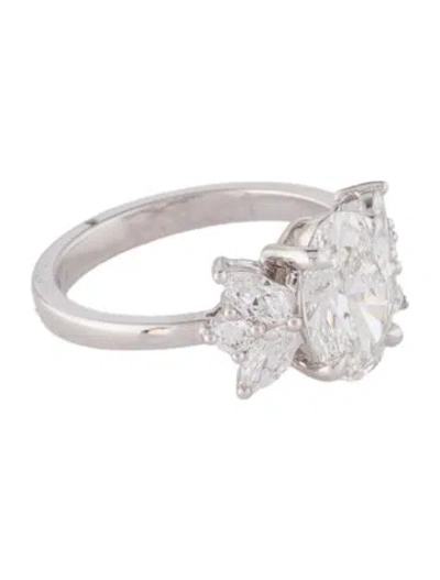 Pre-owned Ring 14k 2.62ctw Lab-grown Diamond Engagement  In Multi