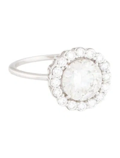 Pre-owned Ring 14k 2.65ctw Lab-grown Diamond Cocktail  In Multi