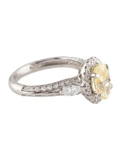 Pre-owned Ring 14k 2.67ctw Lab-grown Diamond Cocktail  In Multi
