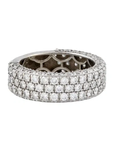 Pre-owned Ring 14k 2.69ctw Diamond Wide Band In Multi