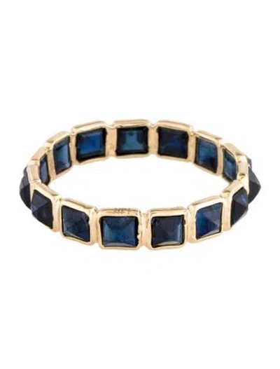 Pre-owned Ring 14k 2.71ctw Sapphire Eternity Band  In Multi