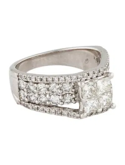 Pre-owned Ring 14k 2.75ctw Diamond Cocktail  In Multi