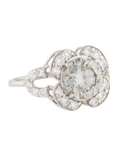 Pre-owned Ring 14k 2.75ctw Lab-grown Diamond Cocktail  In Multi