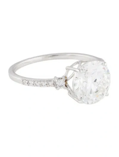 Pre-owned Ring 14k 2.82ct Lab-grown Diamond Engagement In Multi