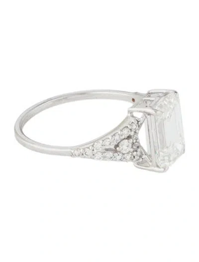 Pre-owned Ring 14k 2.84ct Lab-grown Diamond Engagement In Multi