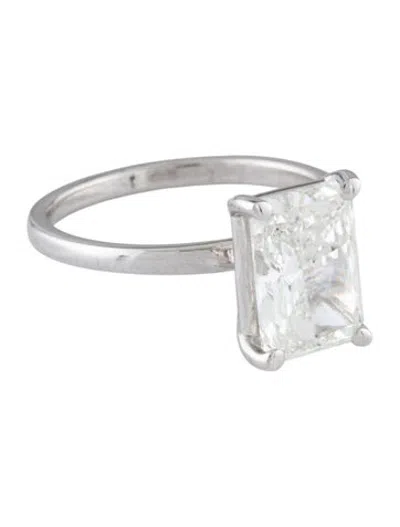 Pre-owned Ring 14k 2.87ct Lab-grown Diamond Engagement  In Multicolor