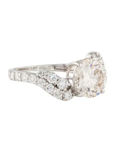 Pre-owned Ring 14k 2.95ctw Lab-grown Diamond Cocktail  In Multi