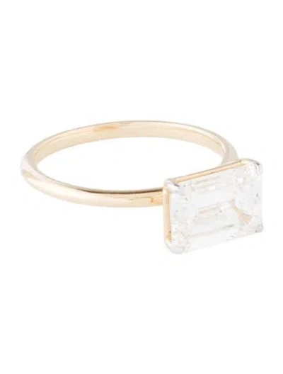 Pre-owned Ring 14k 2.97ct Lab-grown Diamond  In Multicolor
