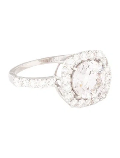 Pre-owned Ring 14k 2.99ctw Lab-grown Diamond Cocktail  In Multicolor