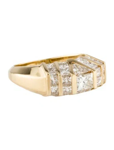 Pre-owned Ring 14k 3.00ctw Diamond Cocktail  In Multi