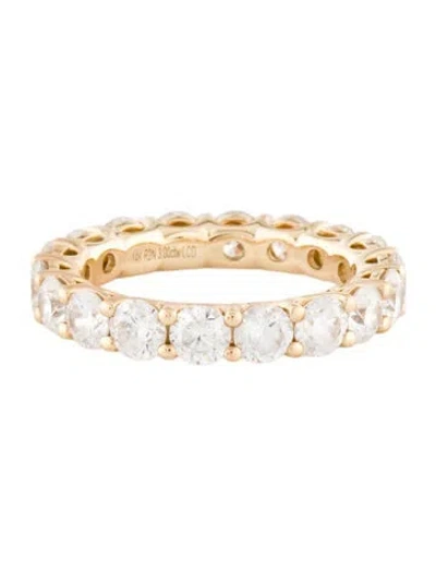 Pre-owned Ring 14k 3.00ctw Lab-gown Diamond Eternity Band In Multi