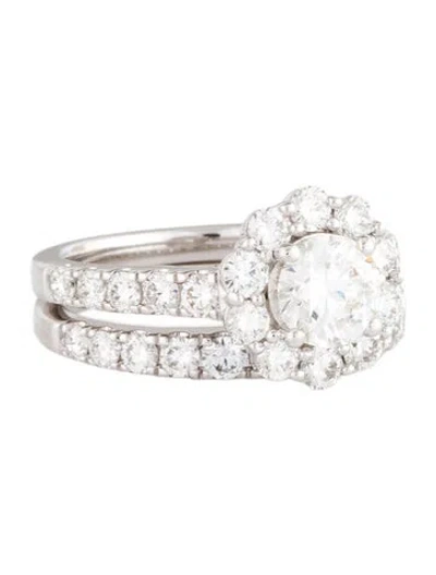 Pre-owned Ring 14k 3.00ctw Lab-grown Diamond Wedding Set In Multi