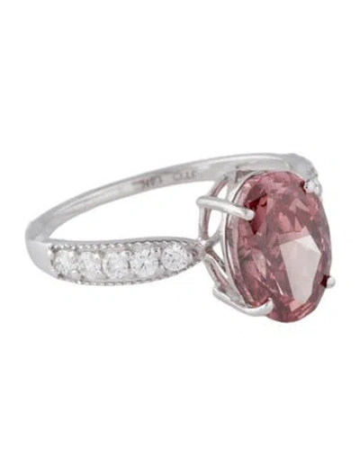 Pre-owned Ring 14k 3.02ct Lab-grown Diamond Engagement  In Multi