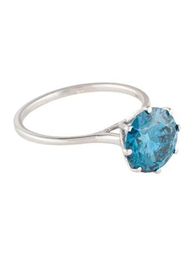 Pre-owned Ring 14k 3.06ct Lab-grown Diamond Cocktail  In Multi