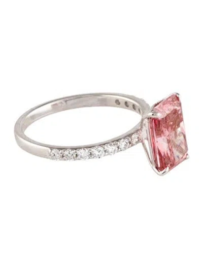 Pre-owned Ring 14k 3.09ct Lab-grown Diamond Engagement  In Multi
