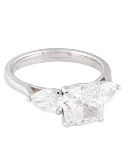 Pre-owned Ring 14k 3.09ctw Lab-grown Diamond Engagement  In Multi