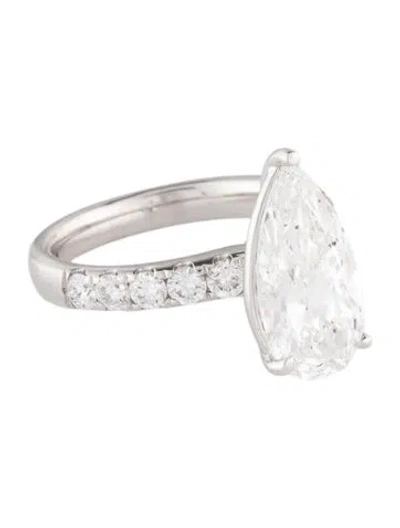 Pre-owned Ring 14k 3.11ct Lab-grown Diamond Engagement  In Multi