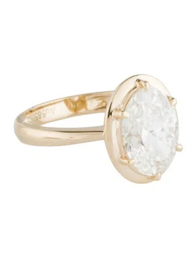 Pre-owned Ring 14k 3.14ct Lab-grown Diamond Cocktail  In Multi